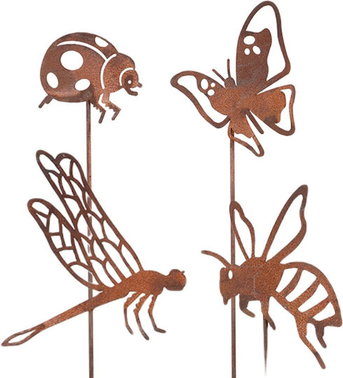 Garden Decoration On A Stake 4 Pcs