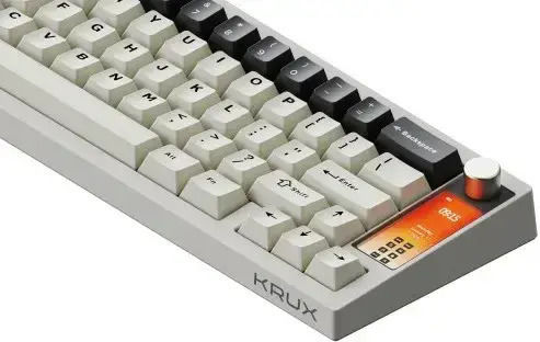 Krux Drox Wireless Gaming Mechanical Keyboard 65% with RGB Lighting (International English) Gray