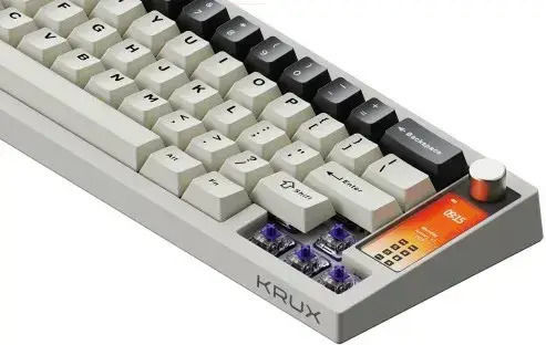 Krux Drox Wireless Gaming Mechanical Keyboard 65% with RGB Lighting (International English) Gray