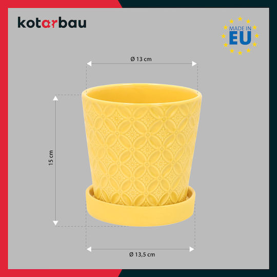 Kotarbau Keramik Blumentopf Senf Kotarbau Keramik Blumentopf Senf