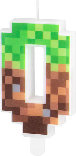 Lumânare De Tort Numărul 0 Zero Pixels Pixele