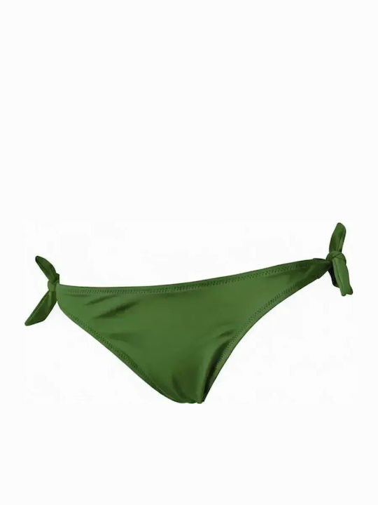 Bikinihosen mit Schnürung Grün