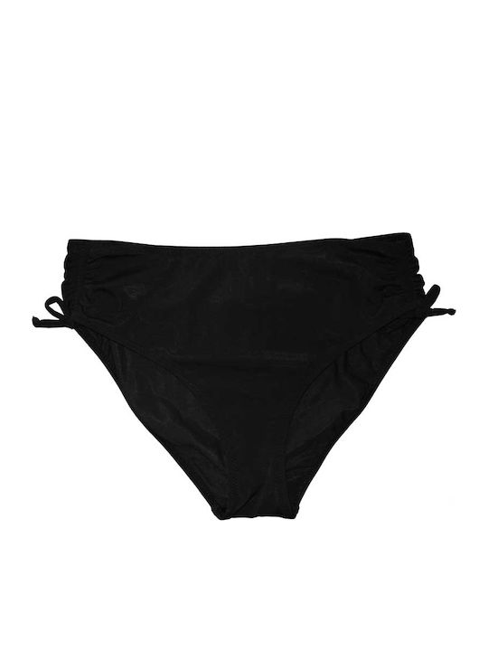 Bikinihosen Slip mit Schnürung Schwarz