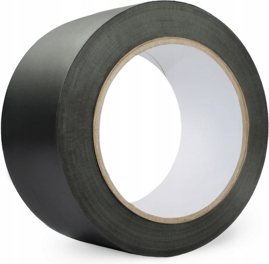 Allcolor Markierungsband aus Kunststoff in Schwarz Farbe Länge 33m