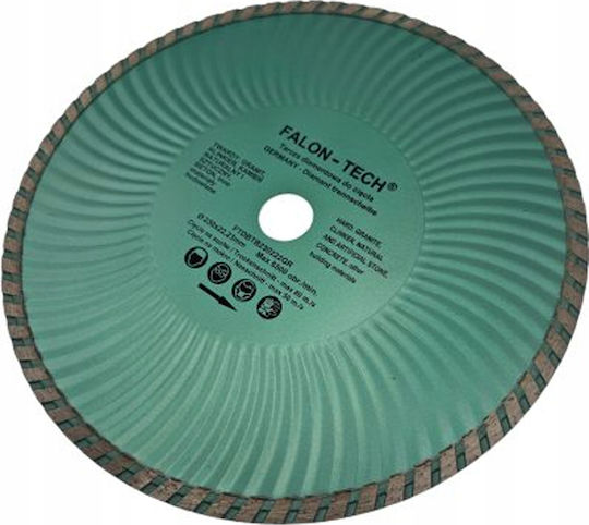 Falon-Tech Δίσκος Κοπής Δομικών Υλικών 230mm