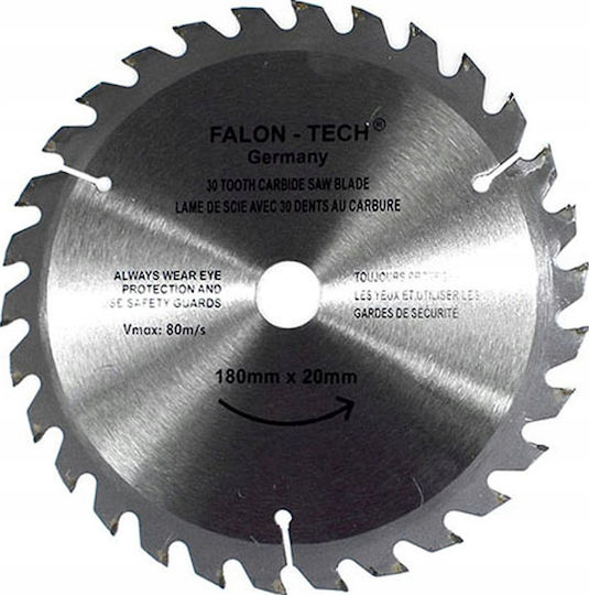 Falon-Tech Wood Cutting Disc With 40 Blades 180mm