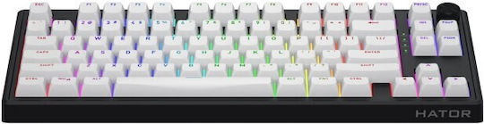 HATOR Skyfall 80 MAG Ασύρματο Ηall Effect Gaming Πληκτρολόγιο Tenkeyless με Hator Aurum Lemon διακόπτες και RGB φωτισμό (International English)