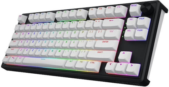 HATOR Skyfall 80 MAG Ασύρματο Ηall Effect Gaming Πληκτρολόγιο Tenkeyless με Hator Aurum Lemon διακόπτες και RGB φωτισμό (International English)
