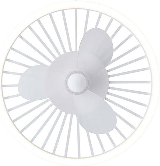 Brilliant Ceiling Fan 48cm With Light White