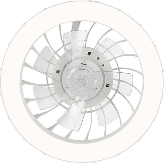 Brilliant Ceiling Fan 46cm With Light White