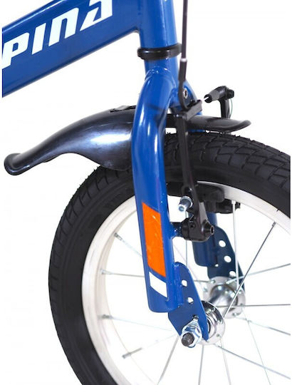Alpina Bicicletă Copii BMX 18" cu Cadru din Aluminiu Albastru