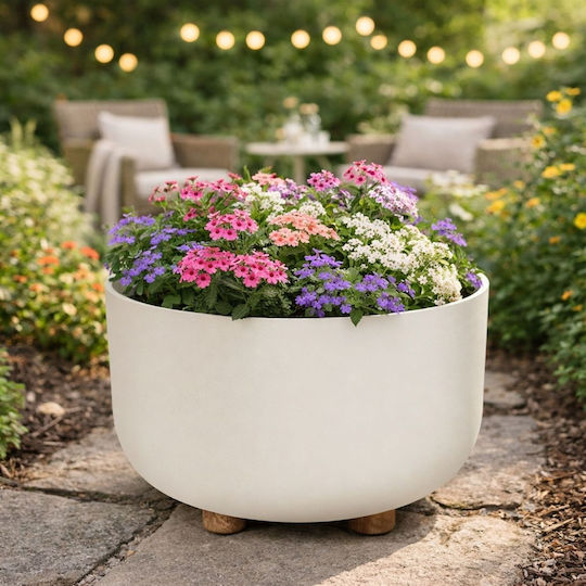 HowHomely Vaze Pentru Plante Portocalii 17cm