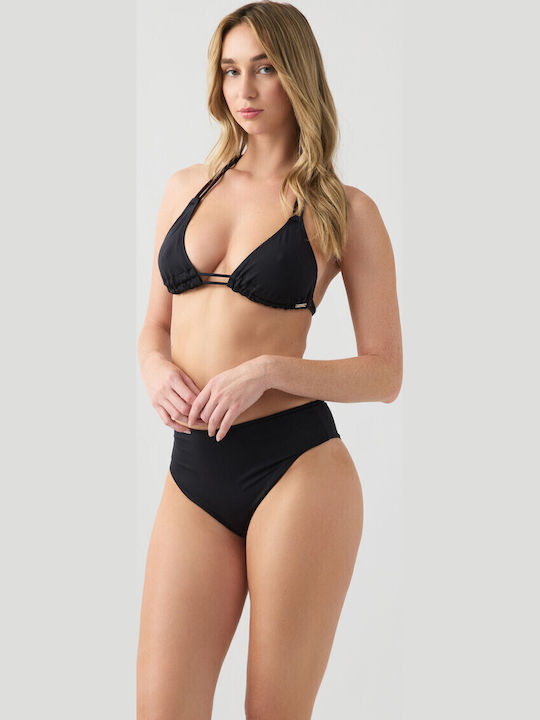 Bikini Triangle D Cup With Padding Black