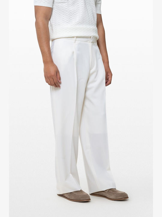 Trousers In Relaxed Fit White