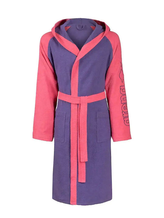 Μπουρνουζι Arena Cotton Robe Bicolor Violet-shocking Pink
