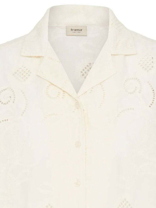 Long Sleeve Women's Shirt Whisper White