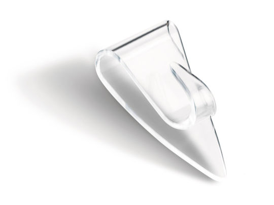 Tesa Hangers with Sticker Transparent 5 Pieces