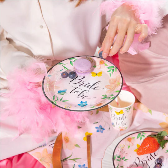 Bachelorette Party Platten Braut Zu Sein 18cm 6 Stücke