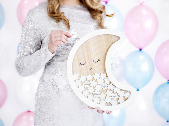 PartyDeco Κάδρο Ευχών από Ξύλο