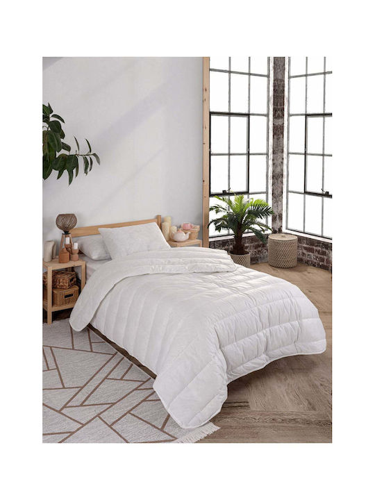 SteweHome Steppdecke Einzel 155x215cm Weiß