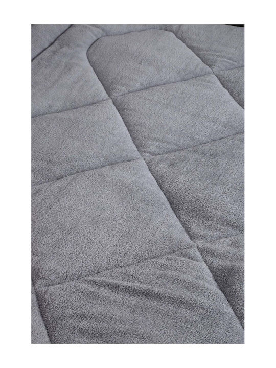 SteweHome Πάπλωμα Μονό 155x215εκ. Γκρι