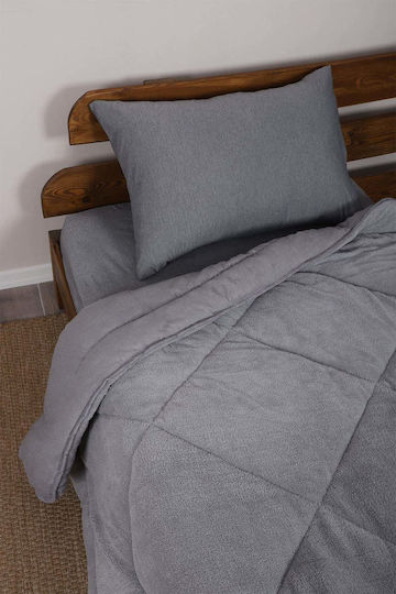 SteweHome Steppdecke Einzeln 155x215cm Graue
