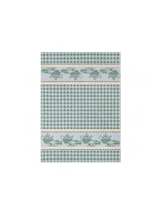 Zwoltex Zwoltex Küchentuch aus 100% Baumwolle in Grün Farbe 50x70cm