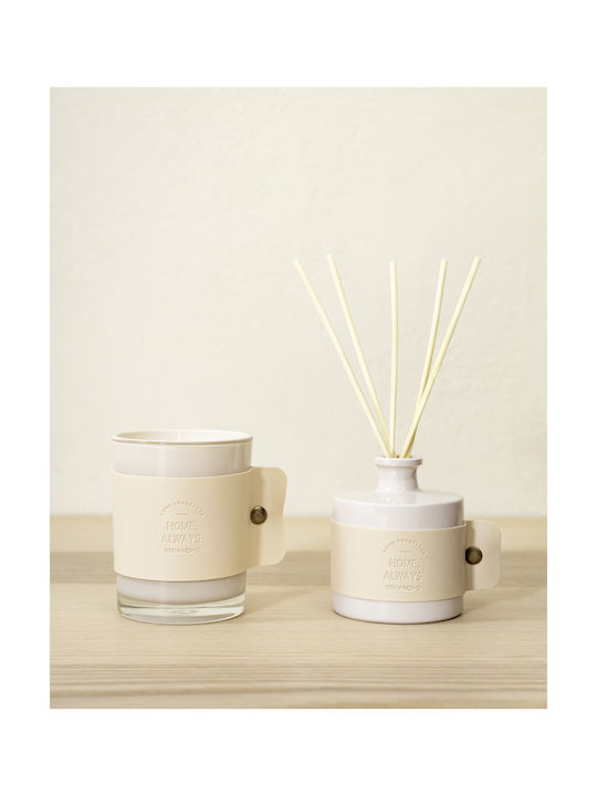 Nima Raumdüfte Set Stäbchen 100ml & Duftkerze 130gr Home Always Cotton