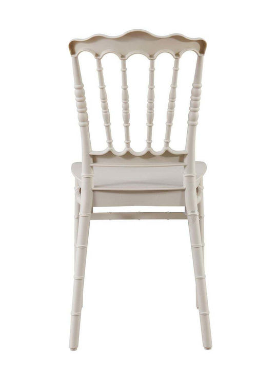 Scaun Catering din Polipropilenă Mills Bej E371,1 40x51x89cm