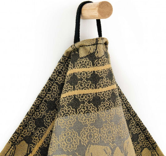 Zwoltex Kitchen Towel Made of 100% Cotton in Brown Colour 50x70cm