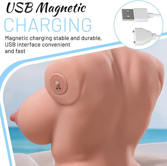 Curve Toys Masturbator Vagina με Δόνηση