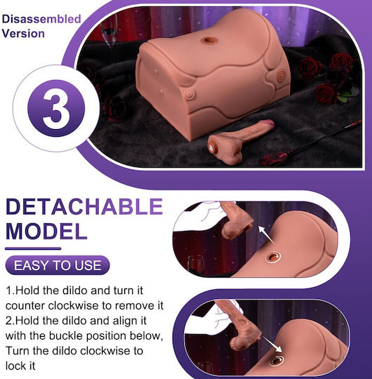Curve Toys Masturbator με Δόνηση