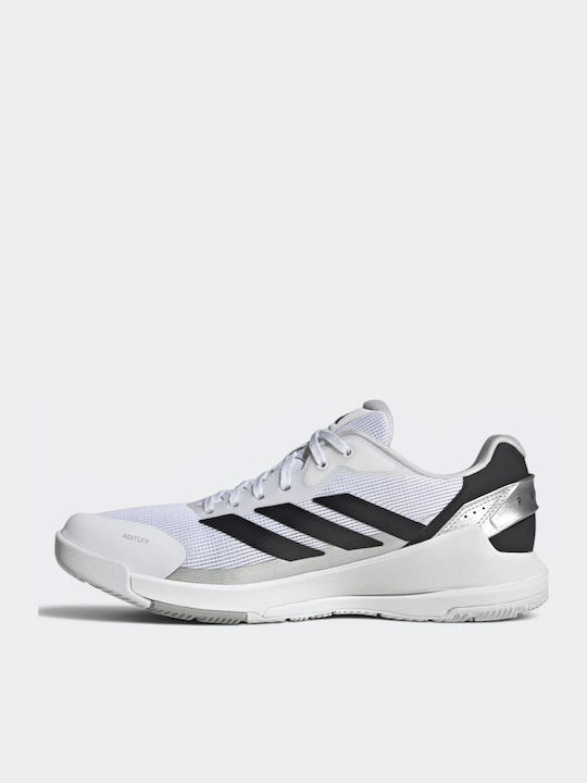 adidas Crazyquick Pantofi Padel Bărbătești Albi