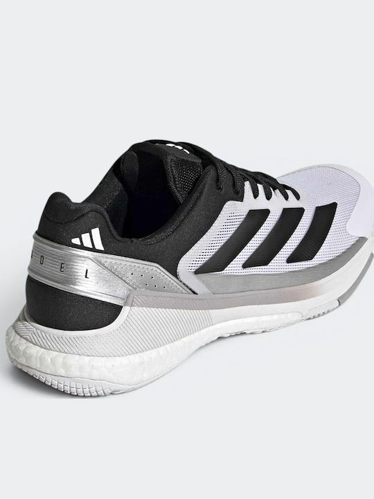 adidas Crazyquick Boost Ανδρικά Παπούτσια Padel Λευκά