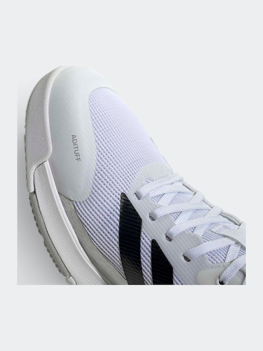 adidas Crazyquick Pantofi Padel Bărbătești Albi