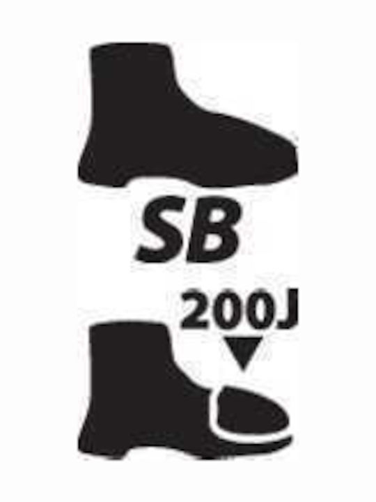 Raw-Pol Safety Shoe Black SB with FO SRA Certification