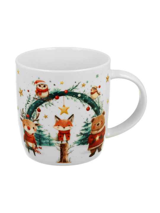 Weihnachtlicher Becher Weiß Weihnachtlicher Becher Weiß