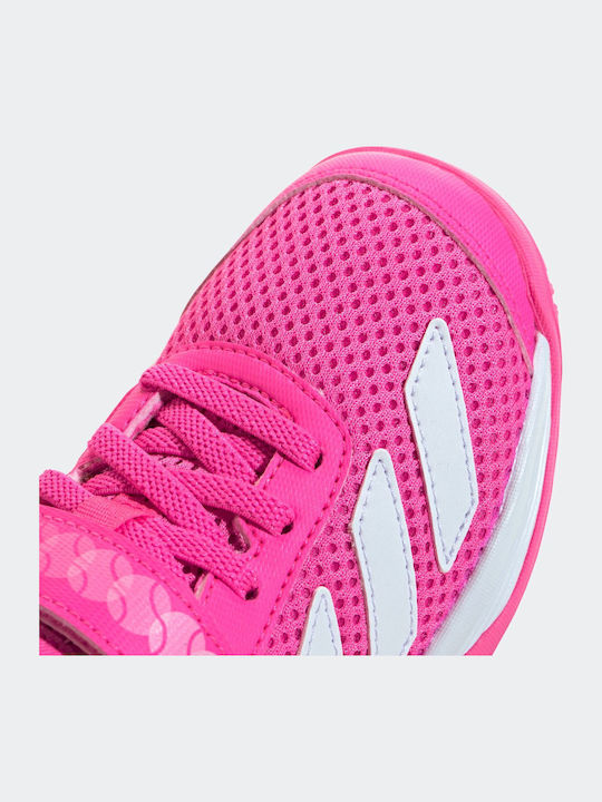 Courtflash Kids Sports Tennis Shoes with Laces Pink
