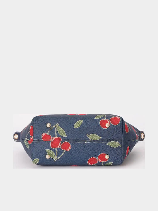 Damentasche Schulter Marineblau