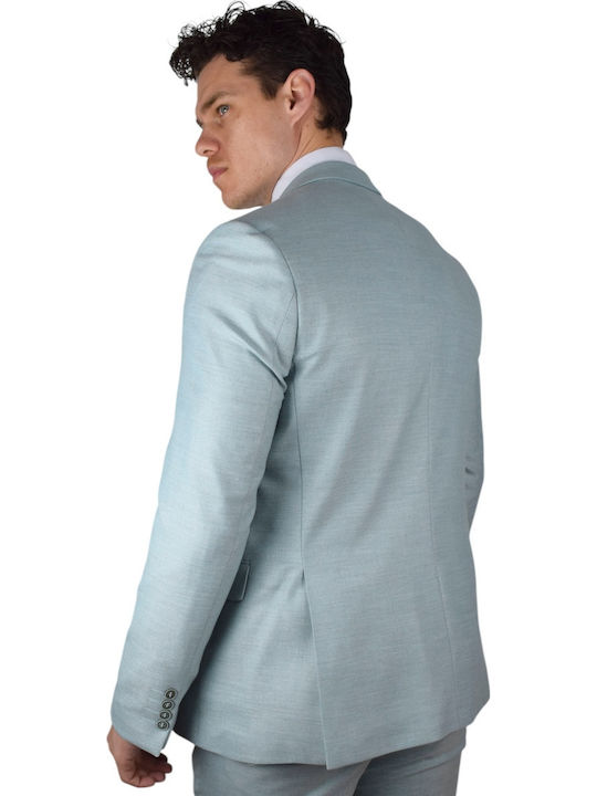 Men's Suit with Vest Mint