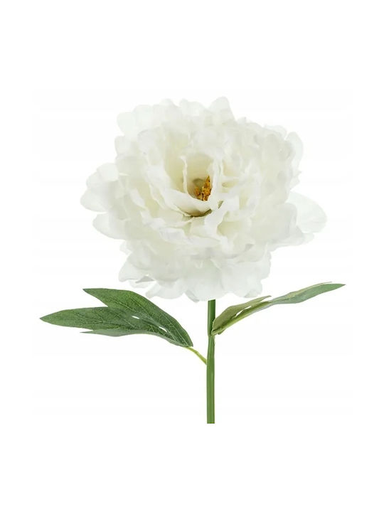 Artificial Peony Flower White Wedding Communion Centerpiece Decoration 35cm