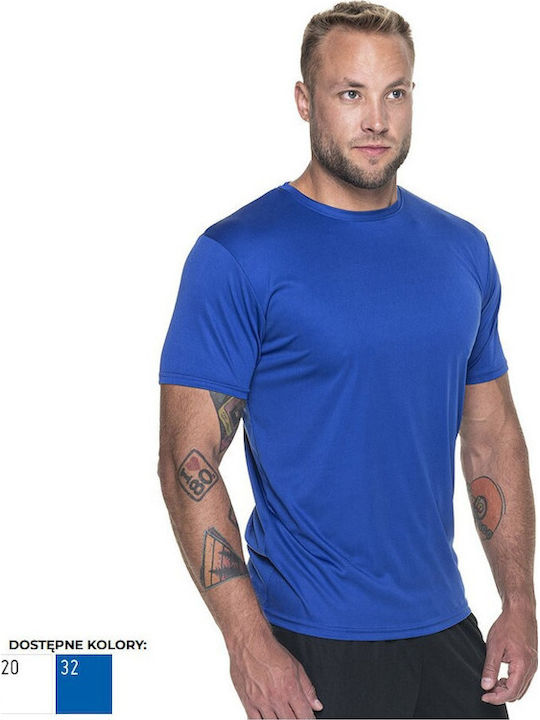 Promostars Ανδρικό Διαφημιστικό T-shirt Κοντομάνικο σε Λευκό Χρώμα