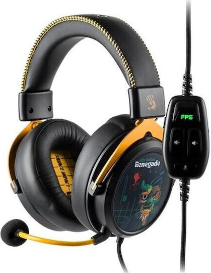 A4Tech Bloody M595 Over Ear Gaming Headset with USB Connectivity Renegade Midnight