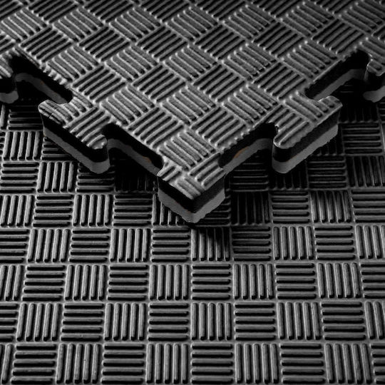 Profit Gymnastikmatten Puzzle Beidseitig Schwarz/Grau 1Stück