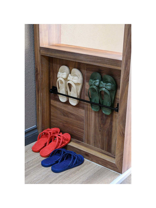 SteweHome Suport Prosoape de Perete cu Șuruburi Inox Negru
