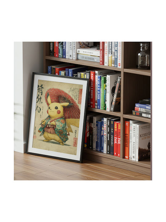 Плакат Покемон Пикачу Ukiyo An174 21см X 30см-70980pd154155