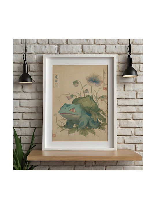 Poster Pokemon Bulbasaur Ukiyo An177 21cm X 30cm-70977pd154146