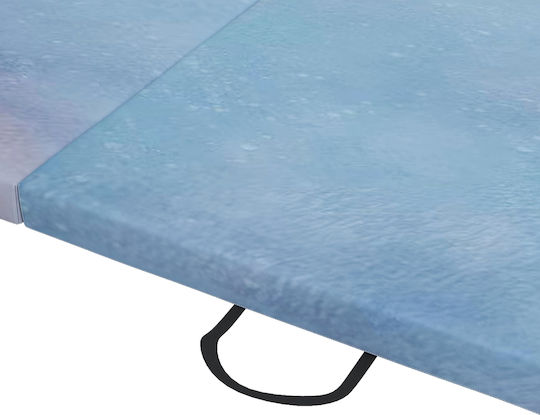 HomCom Exercise Mat Pilates Blue