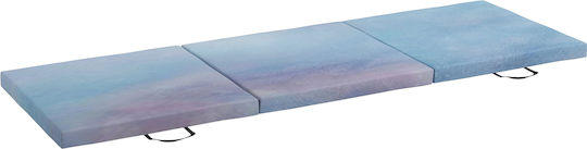 HomCom Exercise Mat Pilates Blue