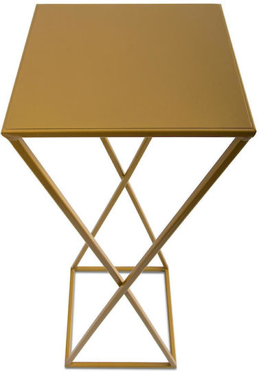 HowHomely Gold Plant Stand 24x24x70cm